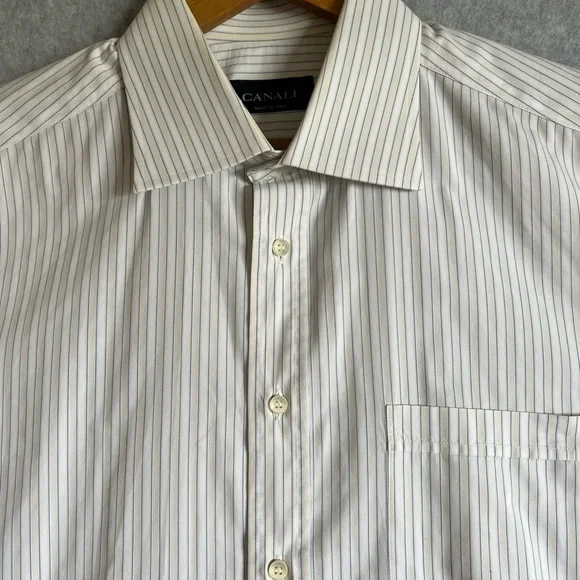 white on white men's dress shirts Oskar Easy Care Dress Shirt for Tall Men in Bright White XL / Semi Tall / Bright White main image 1